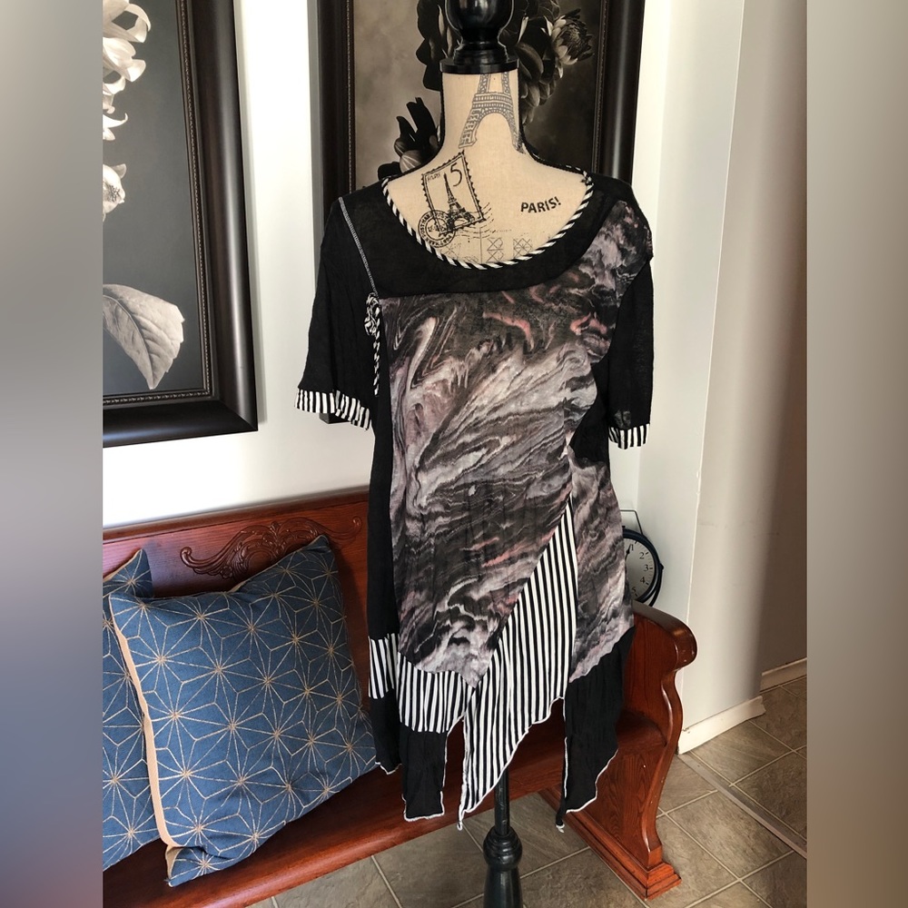 EUC Women’s Edin (Expect the Unexpected) Asymmetrical Blouse